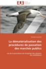 Image for La dematerialisation des procedures de passation des marches publics