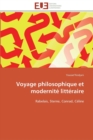 Image for Voyage philosophique et modernite litteraire