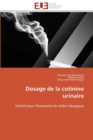 Image for Dosage de la cotinine urinaire