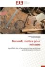 Image for Burundi, Justice Pour Mineurs