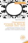 Image for Championnat D&#39;Irlande Du Nord de Football 1931-1932