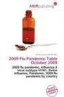 Image for 2009 Flu Pandemic Table October 2009