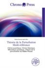 Image for Th Orie de La Perturbation Multi-R F Rence