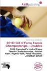 Image for 2010 Hall of Fame Tennis Championships - Doubles