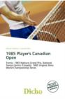 Image for 1985 Player&#39;s Canadian Open