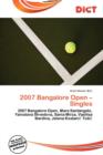 Image for 2007 Bangalore Open - Singles