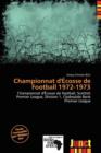 Image for Championnat d&#39;ï¿½cosse de Football 1972-1973
