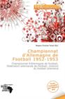 Image for Championnat D&#39;Allemagne de Football 1952-1953