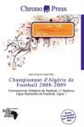 Image for Championnat D&#39;Alg Rie de Football 2008-2009