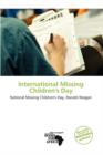 Image for International Missing Children&#39;s Day