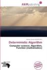 Image for Deterministic Algorithm