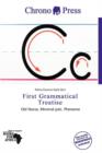 Image for First Grammatical Treatise