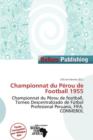 Image for Championnat Du P Rou de Football 1955