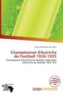 Image for Championnat D&#39;Autriche de Football 1934-1935