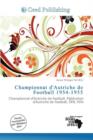 Image for Championnat D&#39;Autriche de Football 1954-1955
