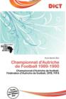 Image for Championnat D&#39;Autriche de Football 1989-1990
