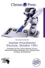 Image for Iranian Presidential Election, October 1981