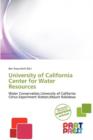 Image for University of California Center for Water Resources