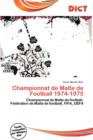 Image for Championnat de Malte de Football 1974-1975