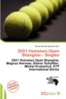 Image for 2001 Heineken Open Shanghai - Singles