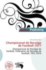 Image for Championnat de Norv GE de Football 1977