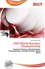 Image for 1983 World Snooker Championship