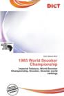 Image for 1985 World Snooker Championship