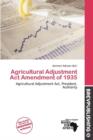 Image for Agricultural Adjustment ACT Amendment of 1935