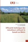 Image for Efficacite technique des riziculteurs utilisant le Sawah au Benin