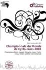 Image for Championnats Du Monde de Cyclo-Cross 2003
