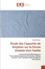 Image for Etude des Capacites de Sorption sur la Forme Globale d&#39;un Textile