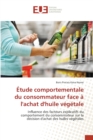 Image for Etude comportementale du consommateur face a l&#39;achat d&#39;huile vegetale