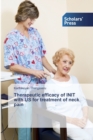 Image for Therapeutic efficacy of INIT with US for treatment of neck pain