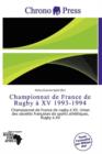 Image for Championnat de France de Rugby XV 1993-1994