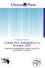 Image for Grand Prix Automobile de Hongrie 2007