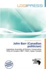 Image for John Barr (Canadian Politician)