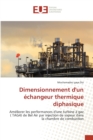 Image for Dimensionnement d&#39;un echangeur thermique diphasique