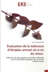 Image for Evaluation de la tolerance d&#39;Atriplex annuel vis-a-vis du stress