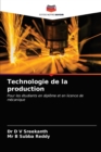 Image for Technologie de la production