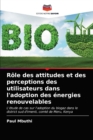 Image for Role des attitudes et des perceptions des utilisateurs dans l&#39;adoption des energies renouvelables
