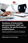 Image for Systeme d&#39;instruction personnalisee (SIP) en matiere de performances academiques