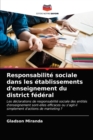 Image for Responsabilite sociale dans les etablissements d&#39;enseignement du district federal