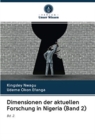 Image for Dimensionen der aktuellen Forschung in Nigeria (Band 2)