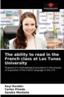 Image for The ability to read in the French class at Las Tunas University