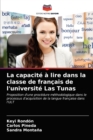 Image for La capacite a lire dans la classe de francais de l&#39;universite Las Tunas