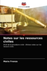 Image for Notes sur les ressources civiles