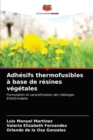 Image for Adhesifs thermofusibles a base de resines vegetales