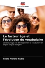 Image for Le facteur age et l&#39;evolution du vocabulaire