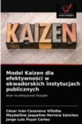 Image for Model Kaizen dla efektywnosci w ekwadorskich instytucjach publicznych