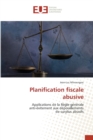 Image for Planification fiscale abusive